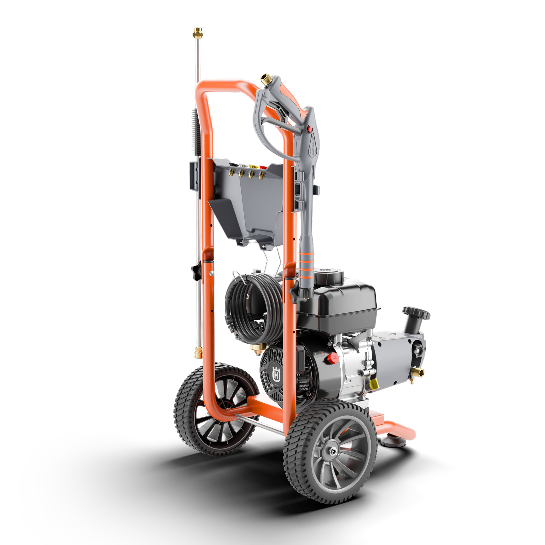 022015 Husqvarna pressure washer back angle view