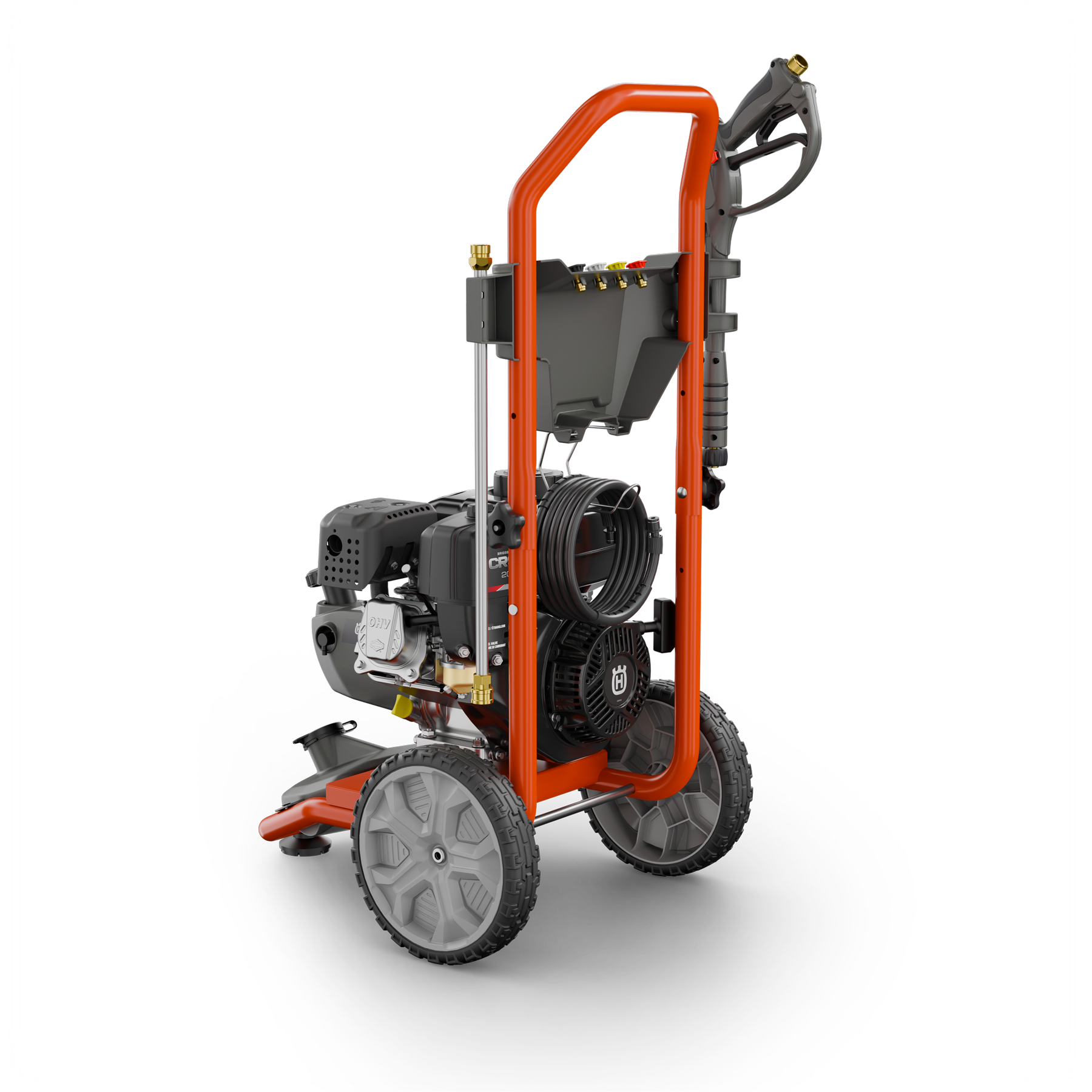 022054 Husqvarna pressure washer back angle view