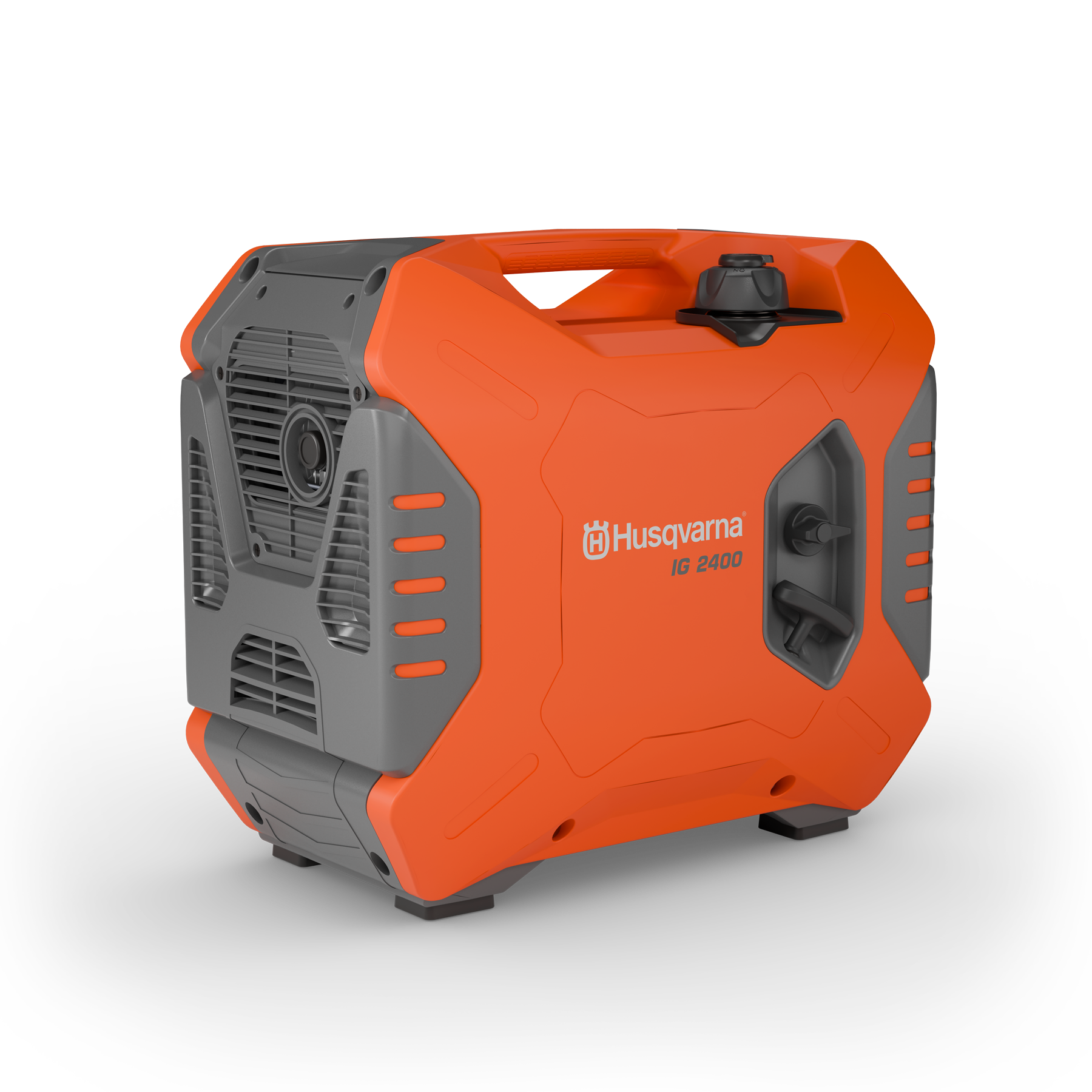 033037 Husqvarna inverter generator back angle view