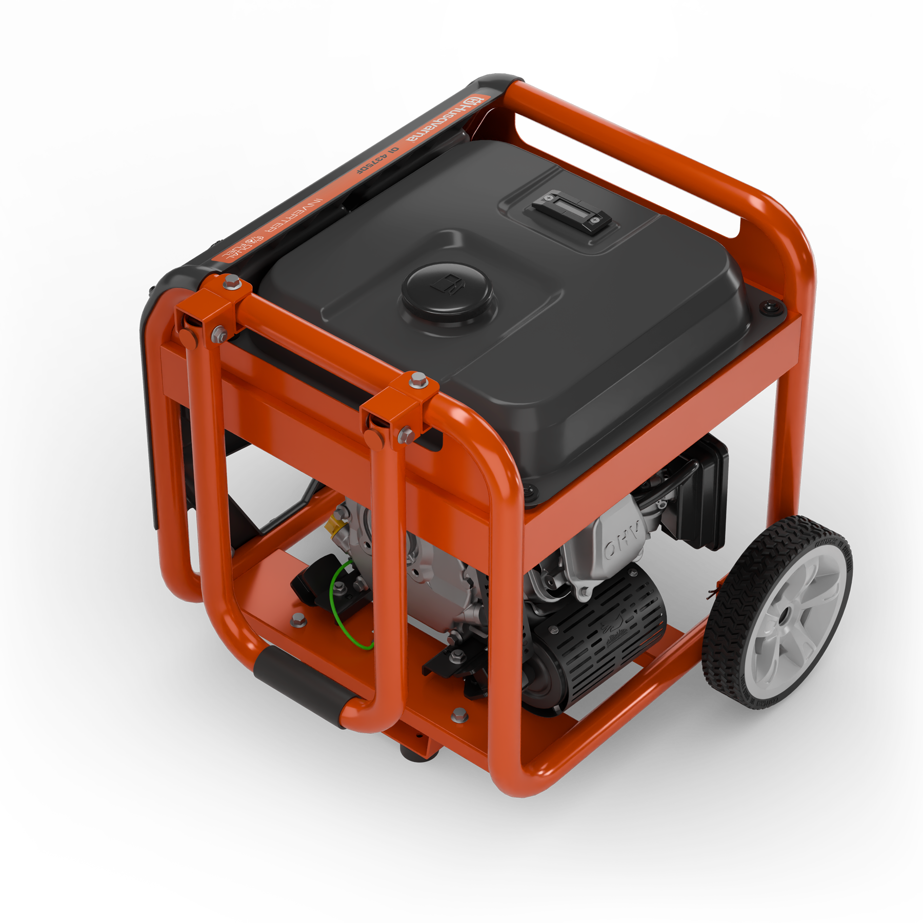 033038 Husqvarna portable generator top view
