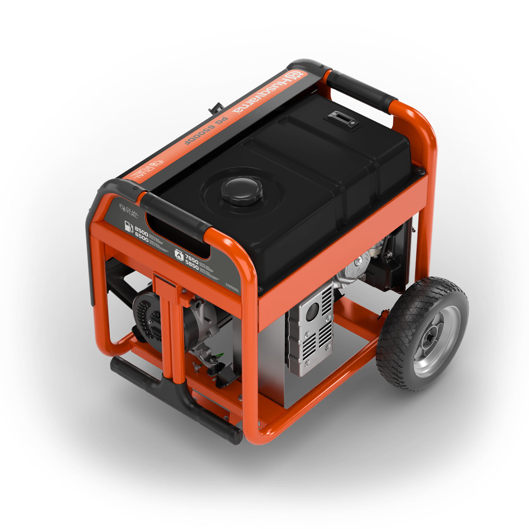 033040 Husqvarna portable generator top view