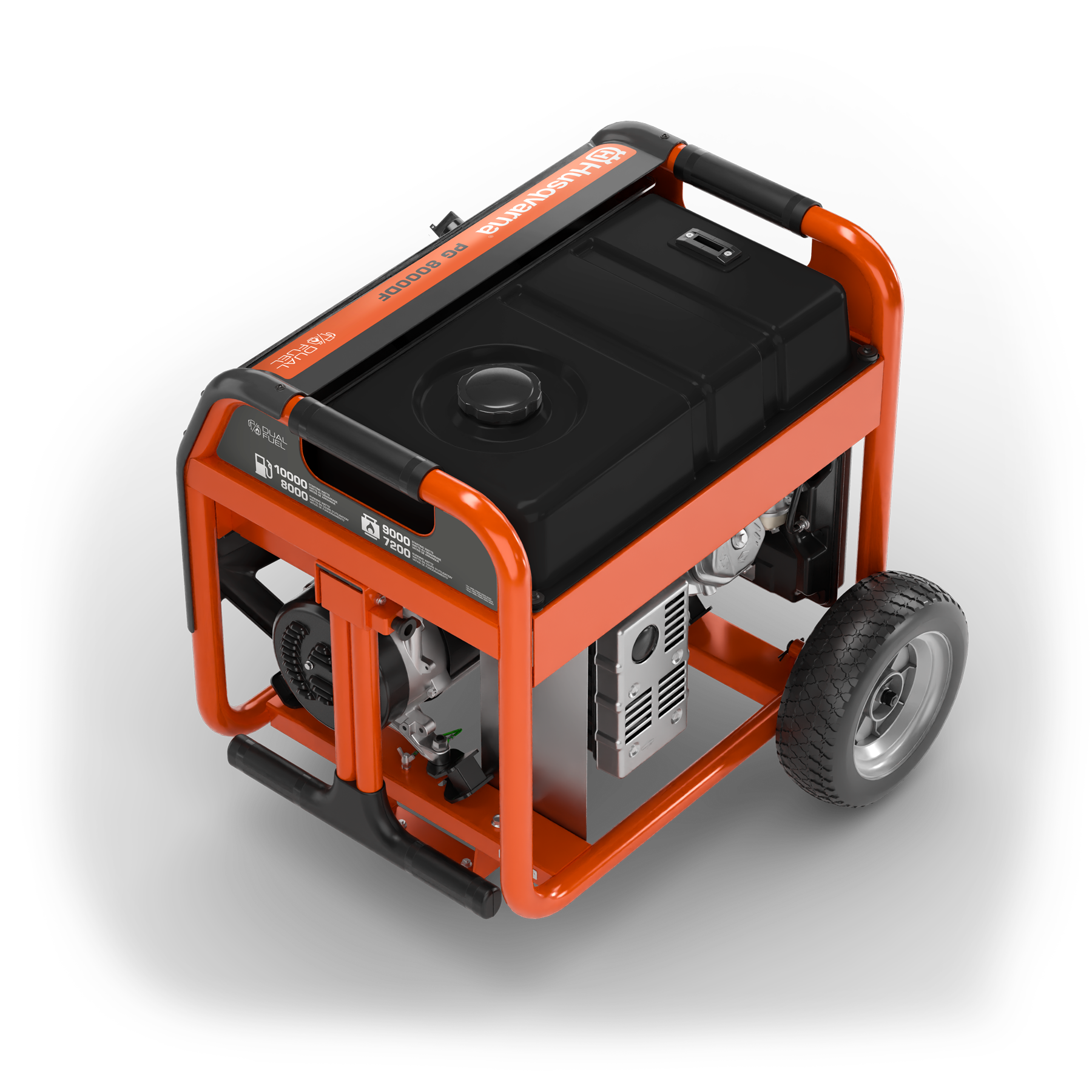 033041 Husqvarna portable generator top view