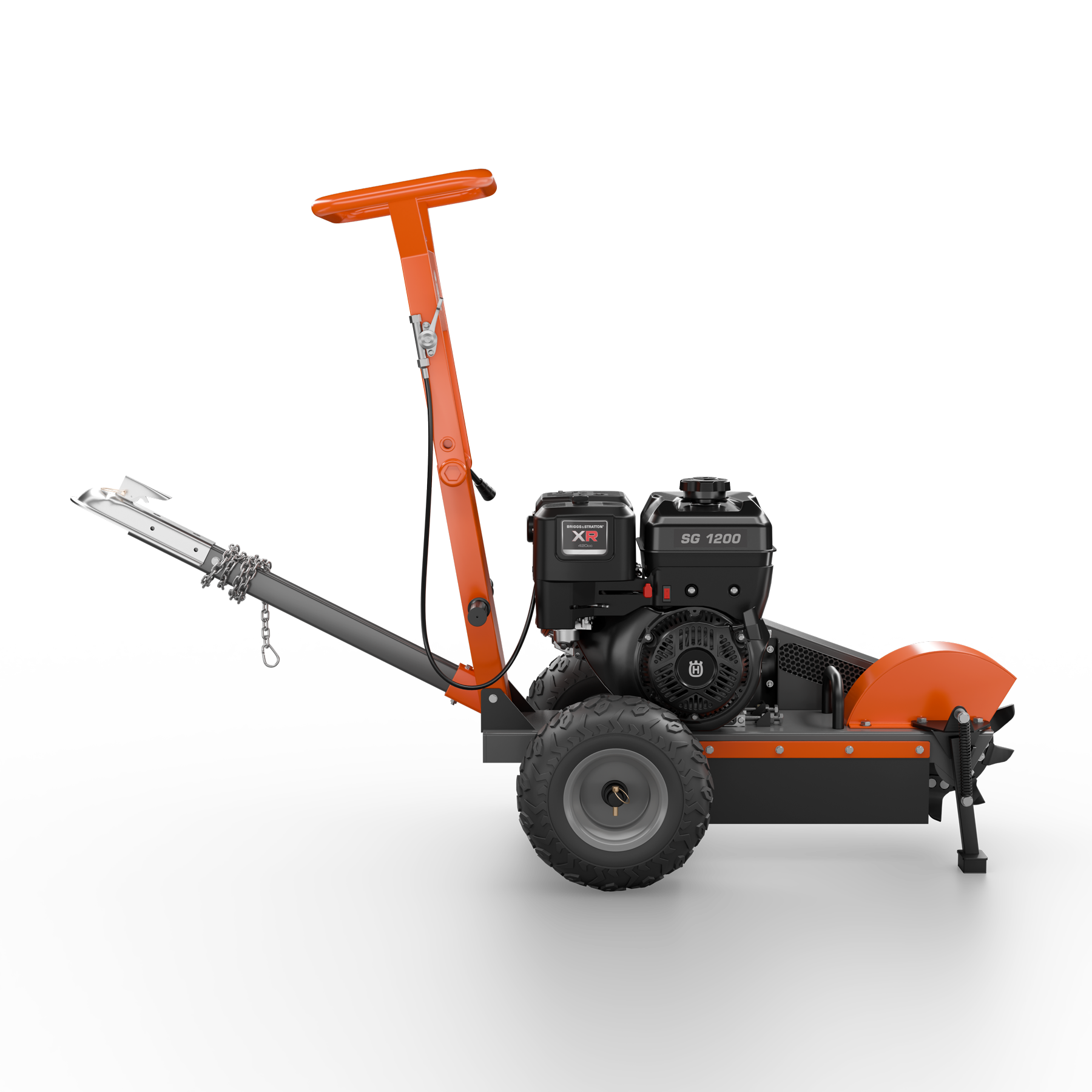066004 Husqvarna log splitter side view