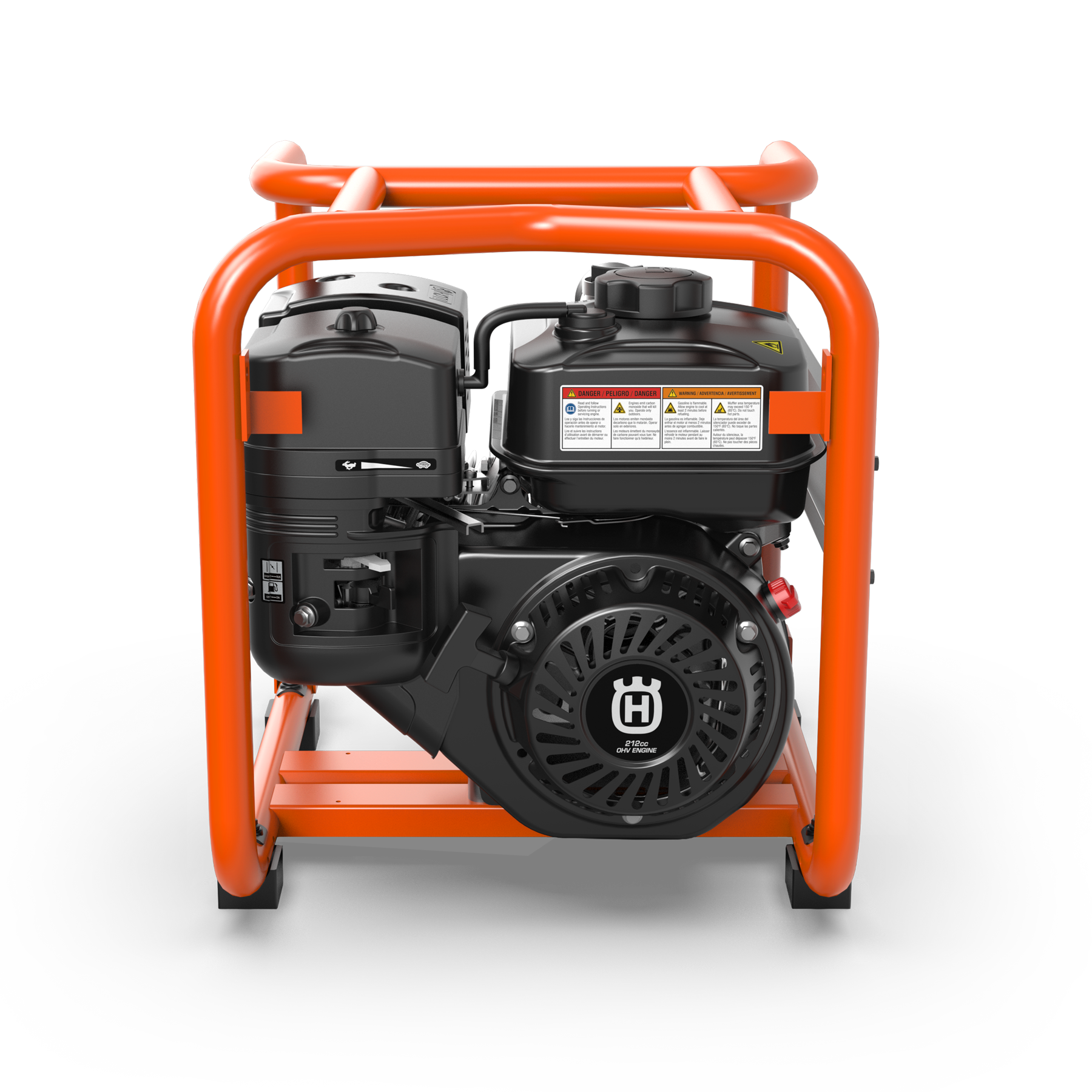 077004 Husqvarna clean water pump side view